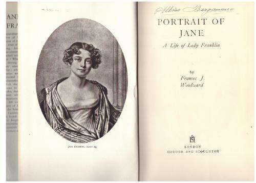 Portrait of Jane: A Life of Lady Franklin -- Frances J. Woodward