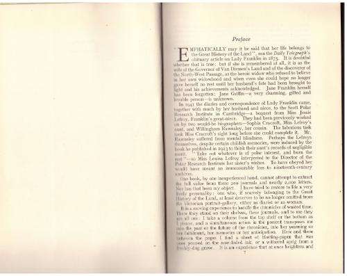 Portrait of Jane: A Life of Lady Franklin -- Frances J. Woodward