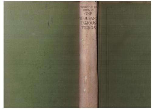 One Thousand Famous Things [An Anthology] -- Arthur Mee