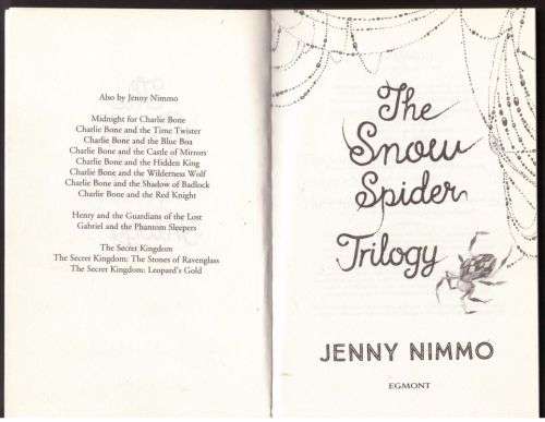 The Snow Spider Trilogy -- Jenny Nimmo