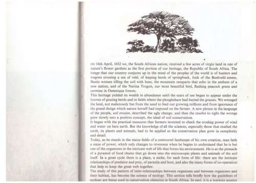 The Conservation of Our Heritage -- Andries du Plessis [Editor]