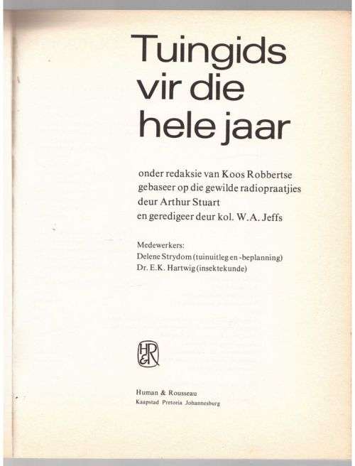 Tuingids vir die hele jaar -- Koos Robbertse [Red.]