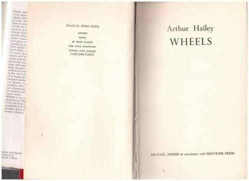 Wheels -- Arthur Hailey