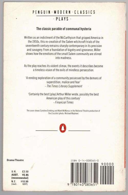 The Crucible -- Arthur Miller
