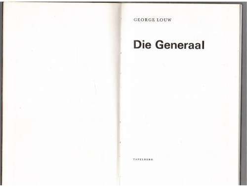 Die Generaal -- George Louw