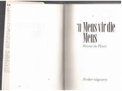`n Mens vir die Mens -- Wennie du Plessis