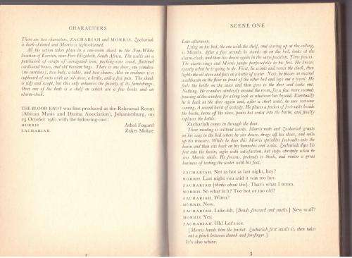 Boesman and Lena and Other Plays -- Athol Fugard