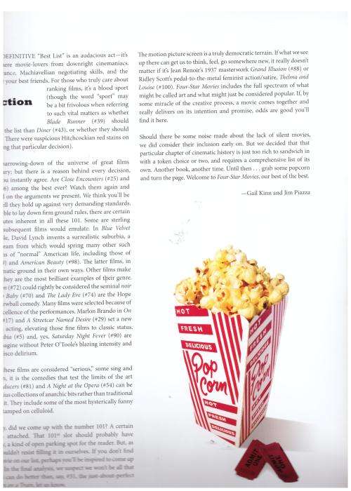 Four-Star Movies: The 101 Greatest Films of All Time -- Gail Kinn, Jim Piazza