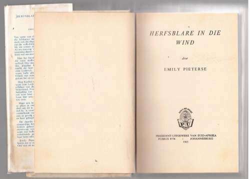 Herfsblare in die wind -- Emily Pieterse