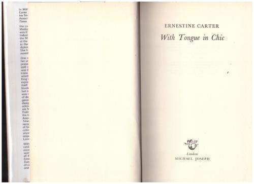 With Tongue in Chic -- Ernestine Carter