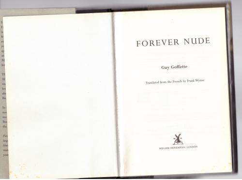 Forever Nude -- Guy Goffette