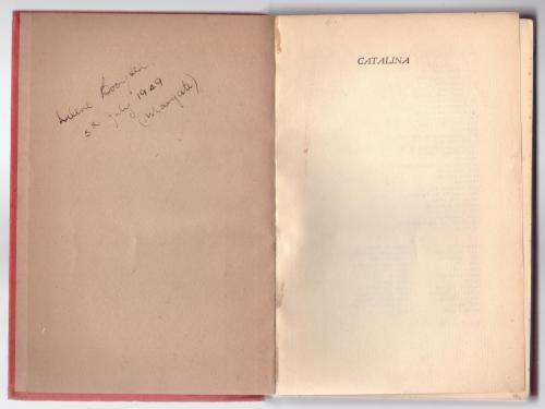 Catalina: a romance -- W. Somerset Maugham