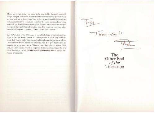 The Telescope: How To Increase The Metabolic Rate And Success Of Your Business -- Ian Russell