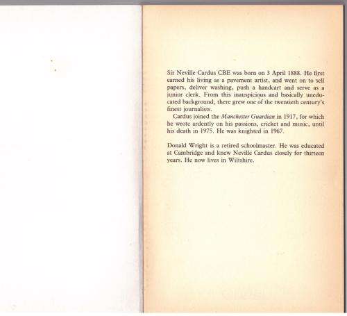 Cardus on Music: A Centenary Collection -- Neville Cardus