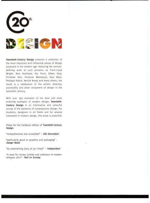 Twentieth Century Design -- Catherine McDermott