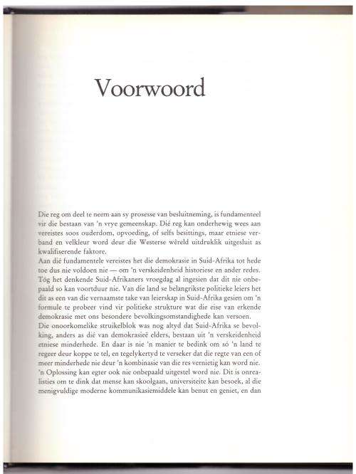 Waagmoed beloon: 50 menings oor PW-plan -- Piet Meiring