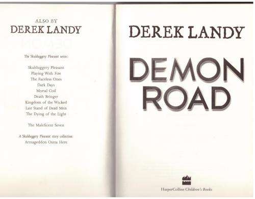 Demon Road (The Demon Road Trilogy, Book 1) -- Derek Landy