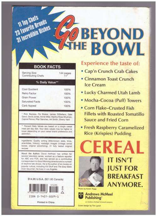 The Breakfast Cereal Gourmet -- David Hoffman