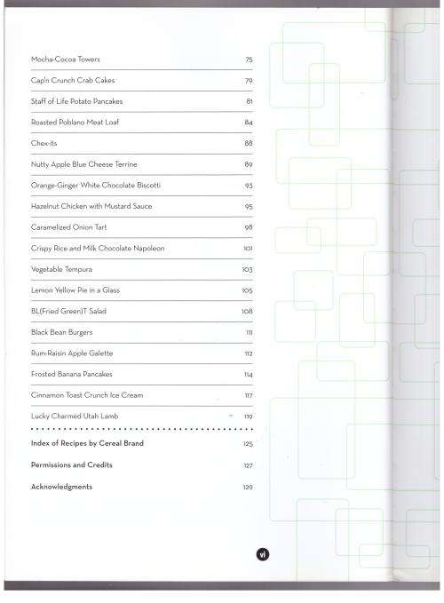 The Breakfast Cereal Gourmet -- David Hoffman