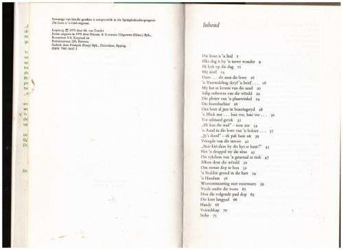 Die Lewe is `n Lied -- Morkel van Tonder