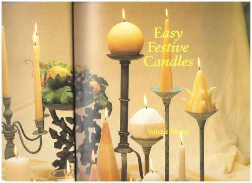 Easy Festive Candles -- Valerie Meyer