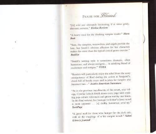 Blessed -- Cynthia Leitich Smith