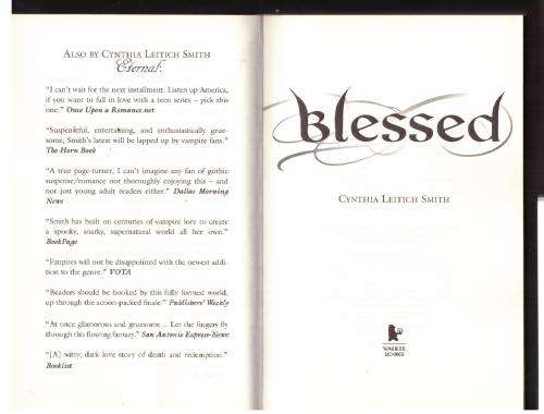 Blessed -- Cynthia Leitich Smith
