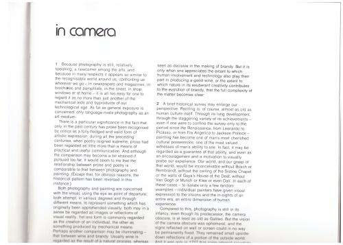 In Camera: Portraits by Paul Alberts - With an Introduction by André P. Brink