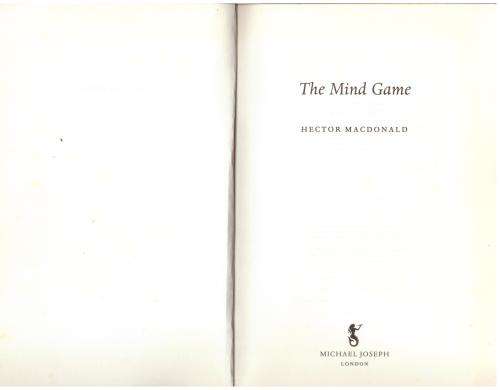 The Mind Game -- Hector MacDonald