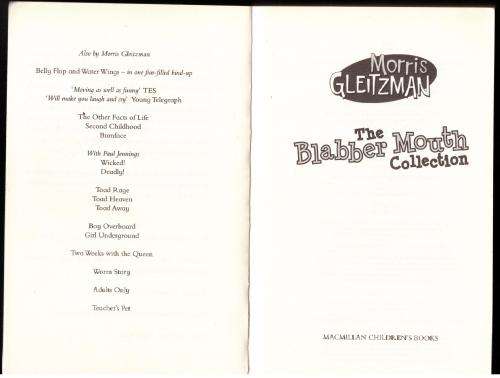The Blabber Mouth Collection -- Morris Gleitzman