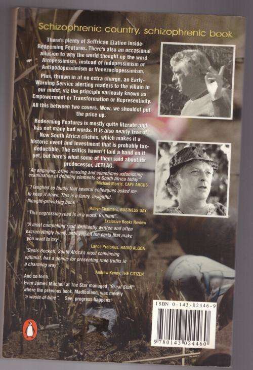 Redeeming Features -- Denis Beckett * SIGNED *