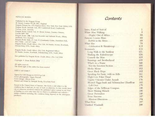 Redeeming Features -- Denis Beckett * SIGNED *