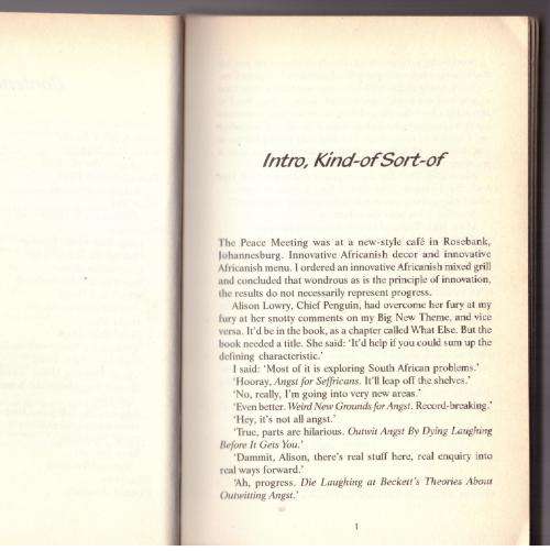 Redeeming Features -- Denis Beckett * SIGNED *