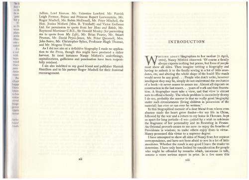Nancy Mitford: A Memoir -- Harold Acton