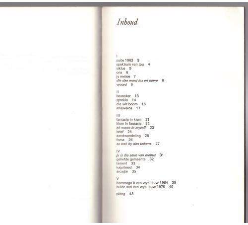 Foma 1963-1971  P. H. Roodt