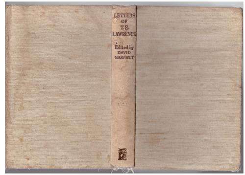 Selected Letters of T.E. Lawrence -- David Garnett [Editor]