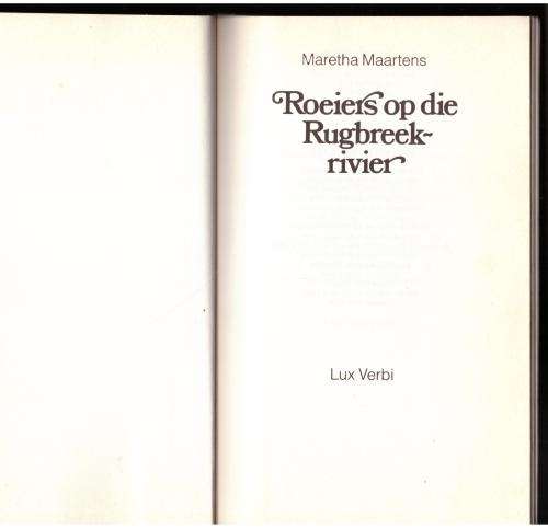 Roeiers op die Rugbreekrivier  Maretha Maartens