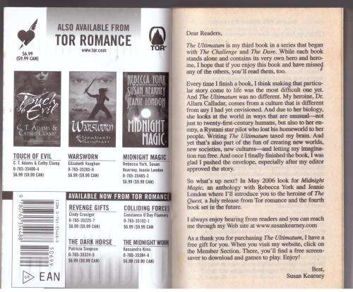 The Ultimatum -- Susan Kearney