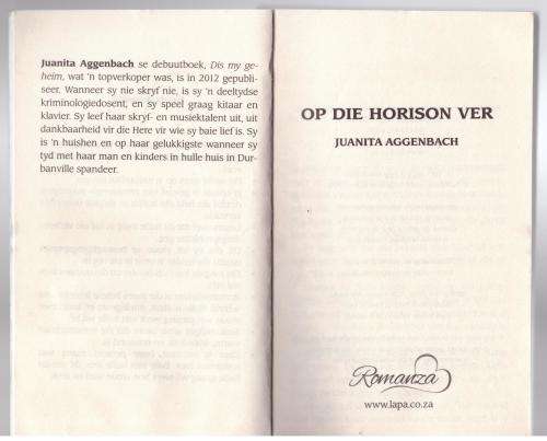 Op Die Horison Ver -- Juanita Aggenbach