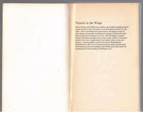 Victoria in the Wings -- Jean Plaidy