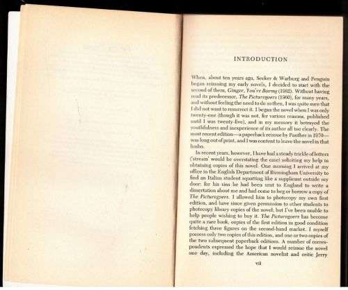 The Picturegoers -- David Lodge