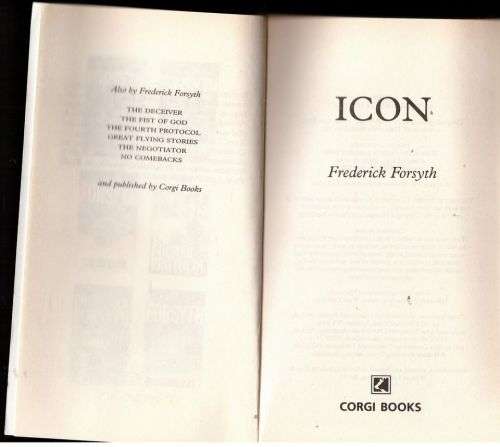 Icon: A Novel -- Frederick Forsyth