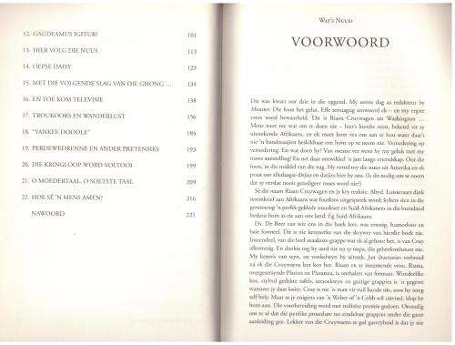 Wat`s Nuus? --  Riaan Cruywagen