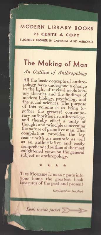Making of man: an outline of anthropology -- V. F Calverton [Editor]