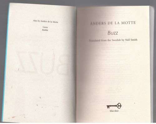Buzz (The Game Trilogy, Book 2) -- Anders de la Motte
