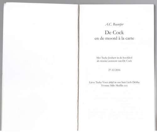 De Cock en moord a la carte -- A.C. Baantjer