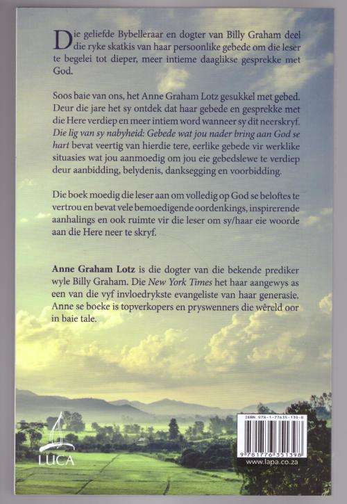 Die Lig van Sy nabyheid  --  Anne Graham Lotz