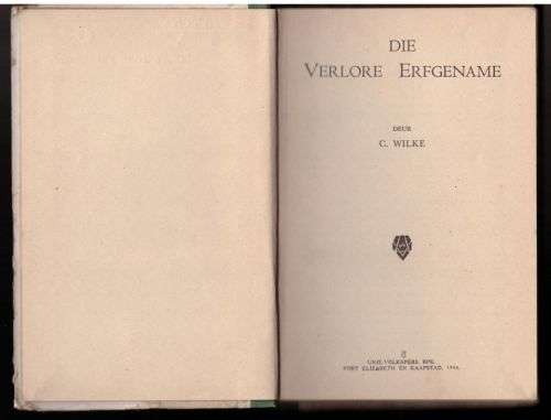 Die Verlore erfgename -- C. Wilke