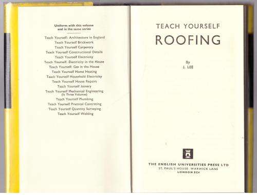 Roofing -- J. Lee