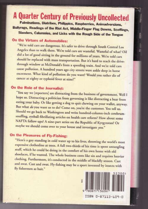 Age and Guile Beat Youth, Innocence, and a Bad Haircut: Twenty-five Years of P.J. O`Rourke